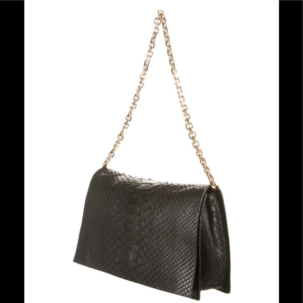 Calvin Klein COLLECTION✨unique Python texture bag & clutch • orig.$2950.